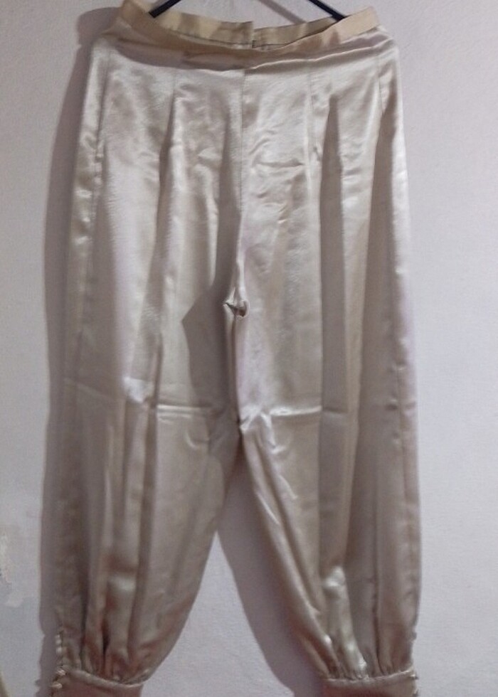 #Şalvar saten takım tasarım özel dikim - Görsel 2