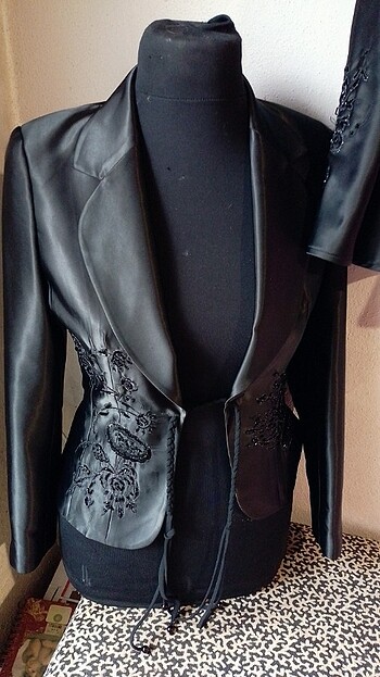 #2 takım saten işlemeli - Görsel 2