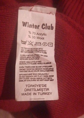 #Kırmızı Uzun Kollu Midi Hamile Elbisesi - Görsel 3