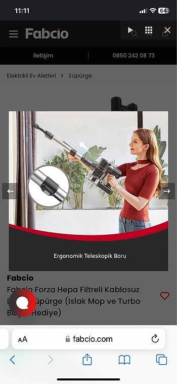 Beden Fabcio dikey süpürge