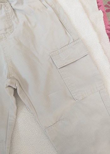 keten Erkek Çocuk Kemerli Rahat Pantolon - Görsel 3