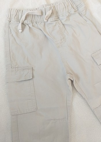 keten Erkek Çocuk Kemerli Rahat Pantolon - Görsel 2