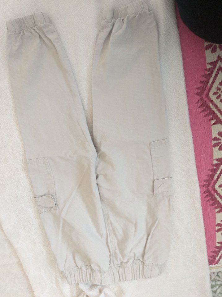 keten  Erkek Çocuk  Kemerli Rahat Pantolon - Görsel 4