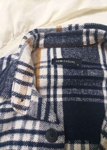 Düğmeli Ekose Desenli erkek Gömlek - Görsel 2