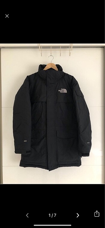 The north face mcmurdo siyah kaban - mont