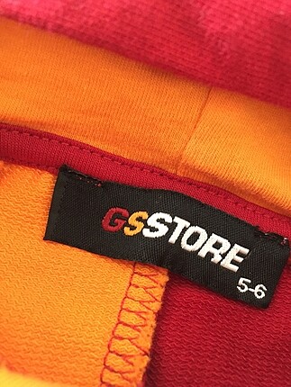 6 Yaş Beden kırmızı Renk GS Store Çocuk Kapüşonlu Sweatshirt