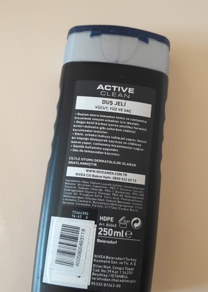 Nivea Active Clean Duş Jeli - Görsel 2
