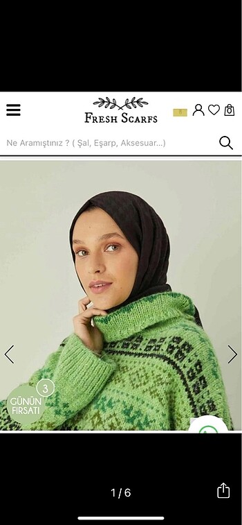 Fresh Scarfs Kaşmir Şal Siyah