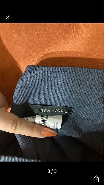 xs Beden Trendyol fitilli tayt