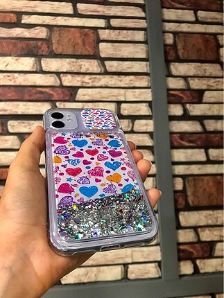 Iphone 11 kamera sürgülü telefon kılıfı