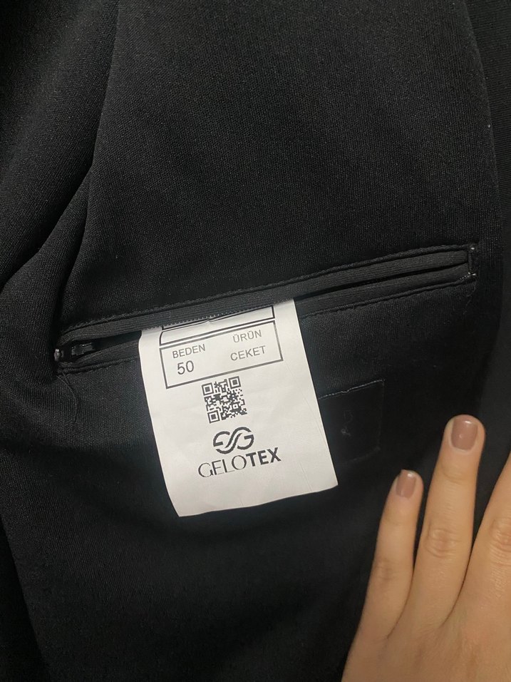 Siyah Fermuarlı Erkek Ceket - Görsel 2