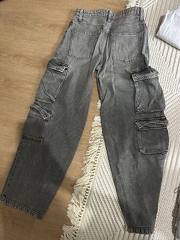 xs Beden gri Renk Kot pantolon