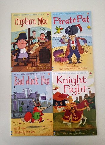 Usborne 4 Adet İngilizce Çocuk Kitabı 