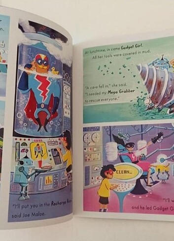  Beden Renk Superhero İngilizce Çocuk Kitabı Hikaye