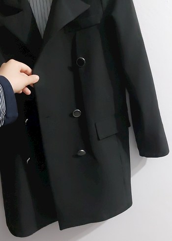 Siyah Kadın Blazer - Görsel 3