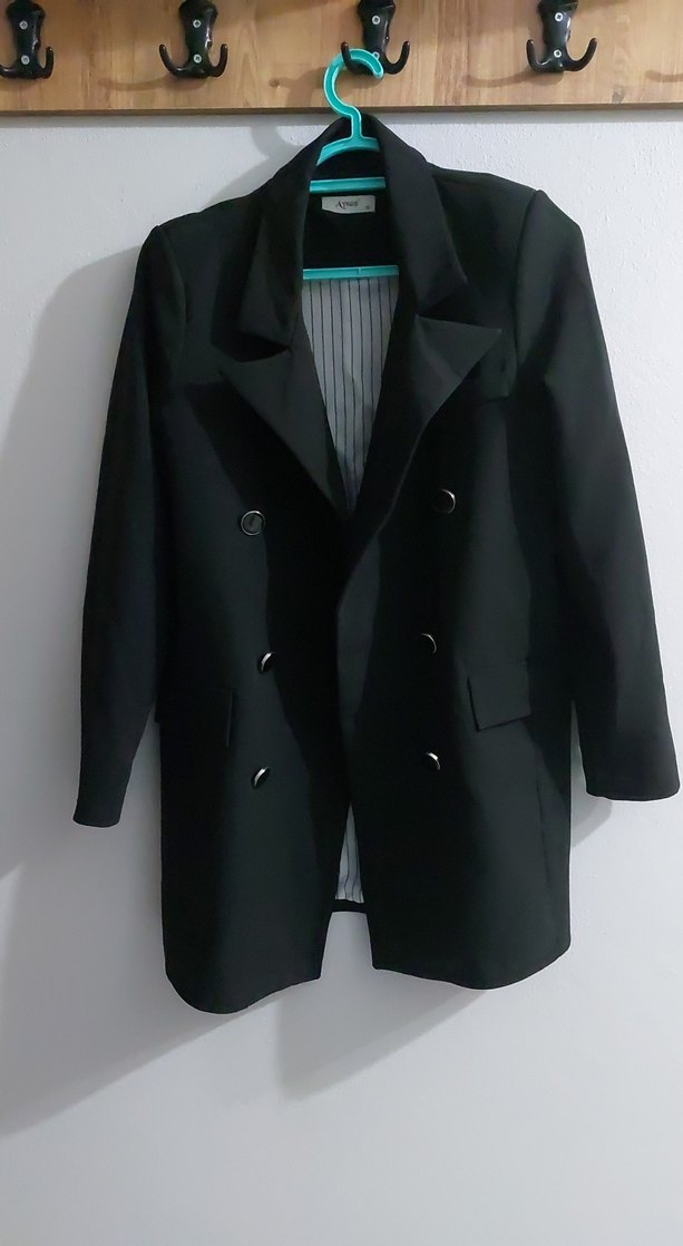 Siyah Kadın Blazer - Görsel 2