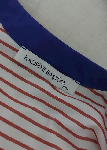 Çizgili Pamuklu Uzun Kollu Kadın Gömlek - Görsel 2