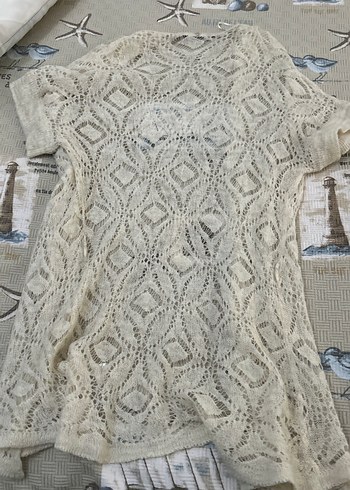 Uzun Örgü Bohem Kadın Hırka - Görsel 2