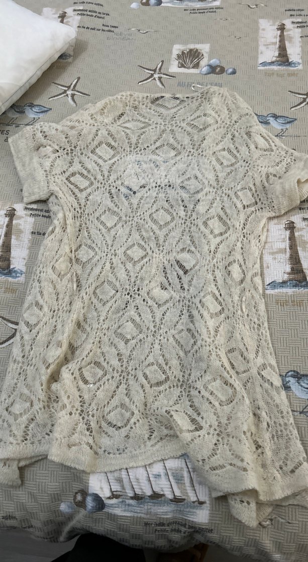 Uzun Örgü Bohem Kadın Hırka - Görsel 2