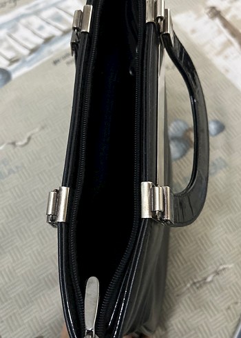 Kadın Siyah Deri Ofis Çantası - Görsel 3