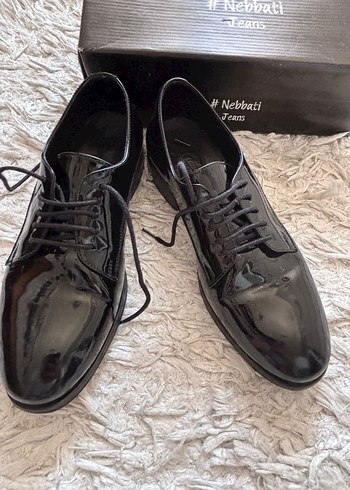 Parlak Siyah Erkek Klasik Ofis Ayakkabısı - Görsel 2