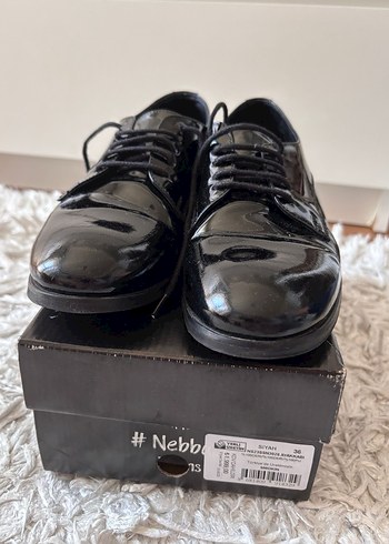 Parlak Siyah Erkek Klasik Ofis Ayakkabısı - Görsel 5