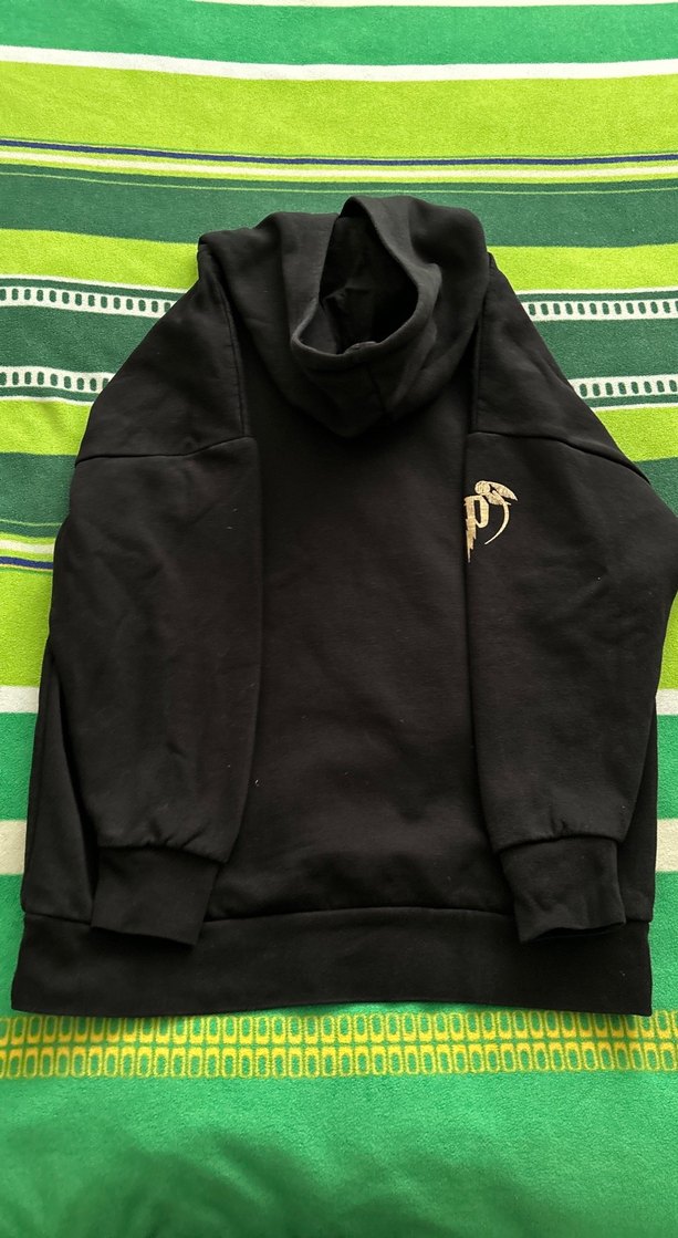 Kapüşonlu Siyah Hogwarts Sweatshirt - Görsel 2