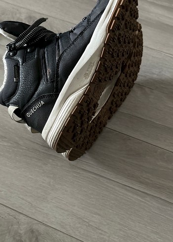 Gri Erkek Çocuk Günlük Botlar Velcro - Görsel 4