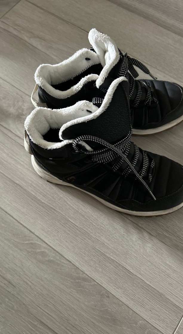 Gri Erkek Çocuk Günlük Botlar Velcro - Görsel 2