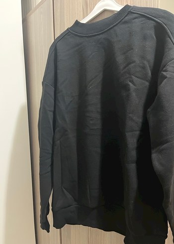 diğer Beden siyah Renk Siyah Kadın Oversize Sweatshirt