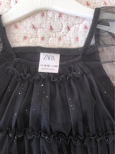 9 Yaş Beden Zara Çocuk Tül Takım