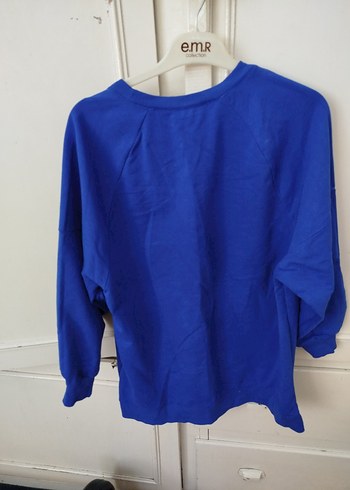 s Beden Mavi Kadın Uzun Kollu Sweatshirt