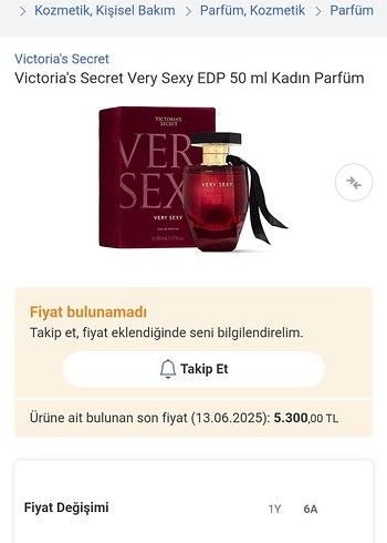 Victoria's Secret Very Sexy EDP 50 ml Kadın Parfüm