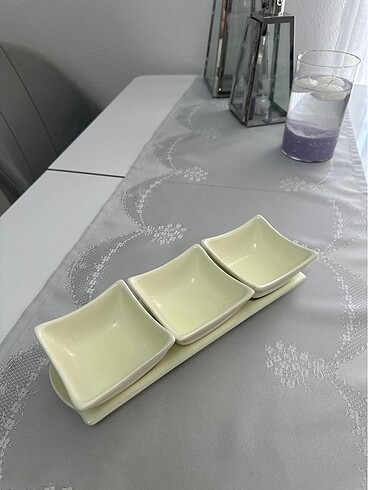 3lü çerezlik sunum tabağı
