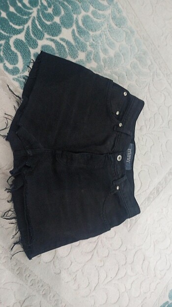 Mavi Jeans siyah mini kot sort 