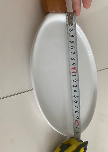 Diğer Ahşap Saplı Beyaz Porselen