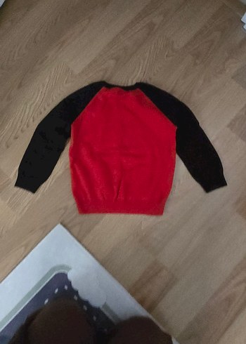 4-5 yaş 1 yada 2 kez giyildi Örümcek Adam Baskılı Erkek triko - Görsel 3