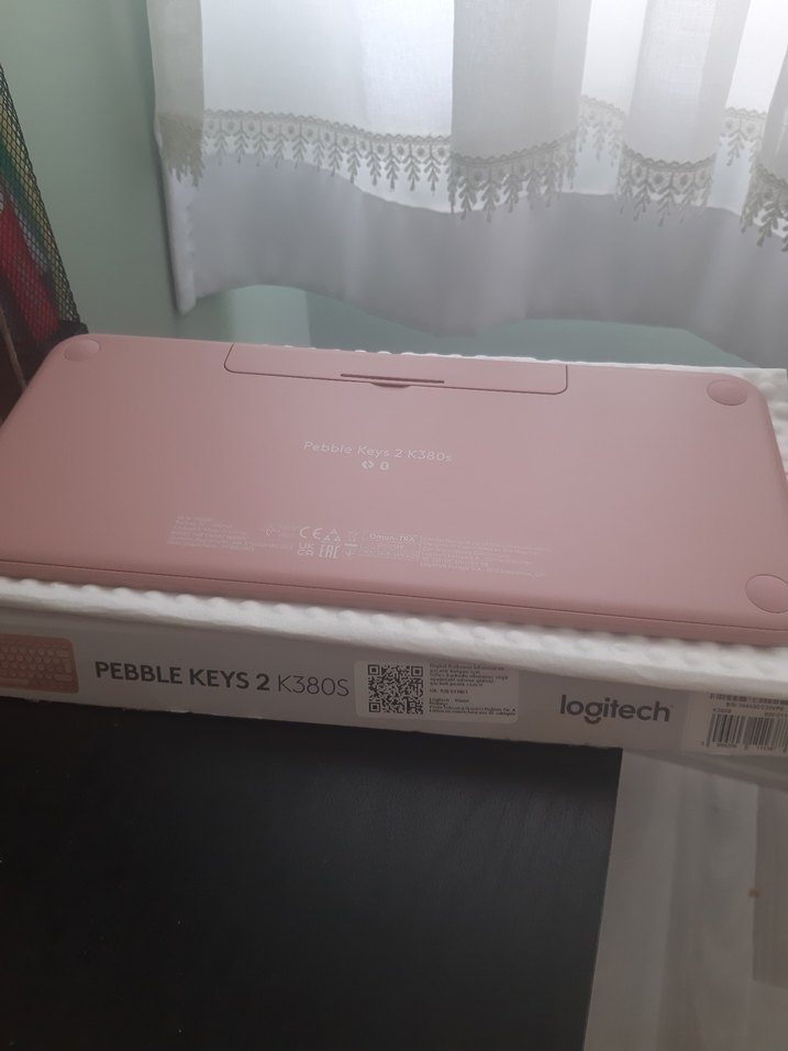 Pastel Pembe Kablosuz Klavye - Görsel 3