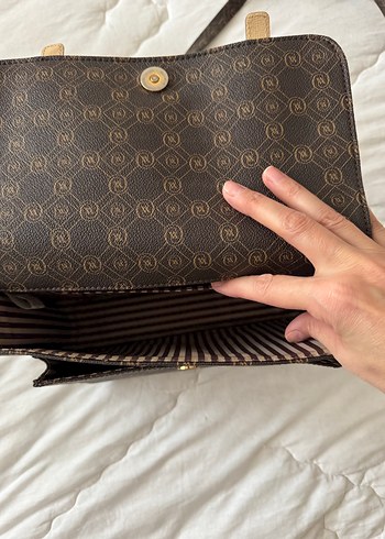 Vakko Kahverengi Çanta - Görsel 5