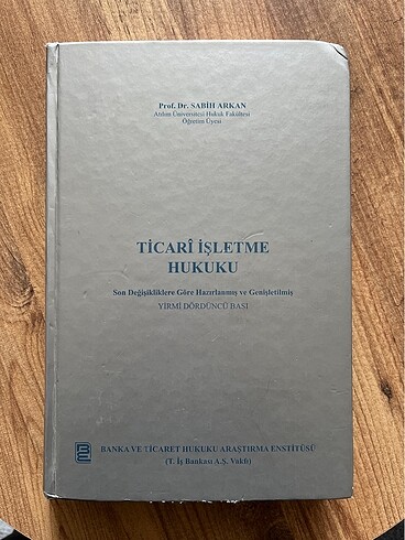Ticari İşletme Hukuku Sabih Arkan