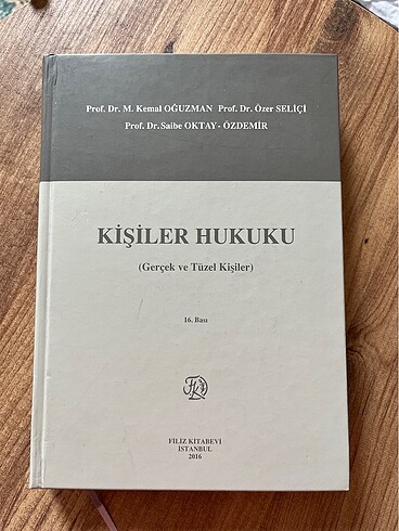 Oğuzman Kişiler Hukuku