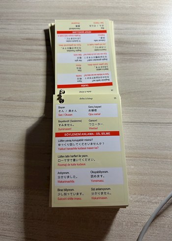 Japonca Dil Kartları Konuşma Kılavuzlu - Görsel 2