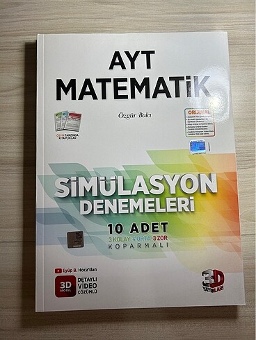 AYT Sayısal 3D Simülasyon Denemeleri