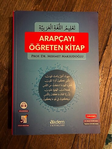 Arapçayı Öğreten Kitap