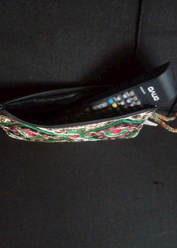 Nakışlı ve Boncuklu Bohem Kadın Portföy Çanta - Görsel 4