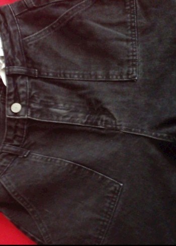 Trendyol siyah kargo kot pantolon s/36 beden - Görsel 2