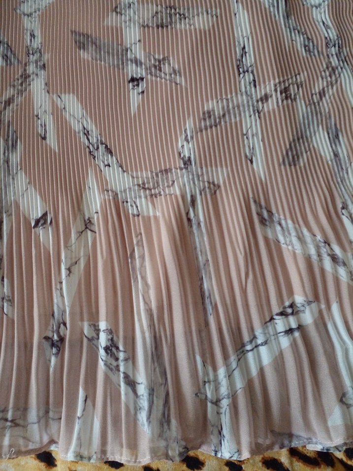 Bej Pilili Uzun Kollu Bohem Tunik - Görsel 4