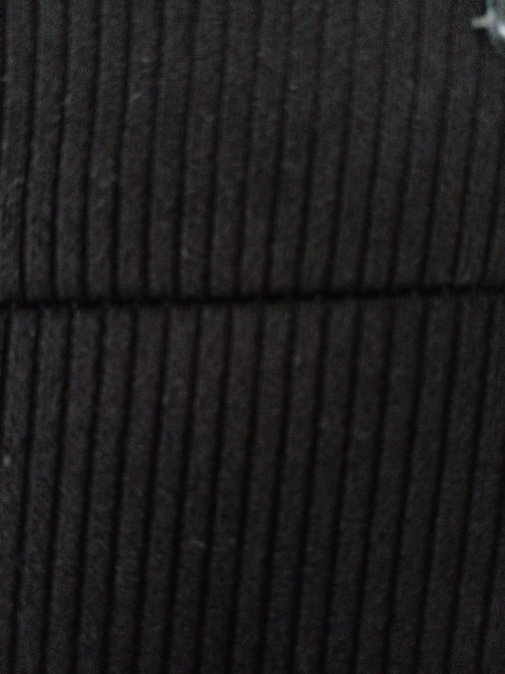 Siyah Pilili Kadın İspanyol Paça Pantolon - Görsel 4