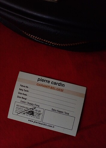 Pierre Cardin Pierre Cardin orjinal siyah çanta