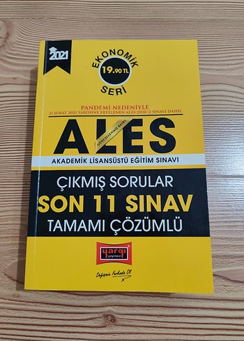 ALES 2021 Son 11 Sınav Çözümlü Çıkmış Sorular